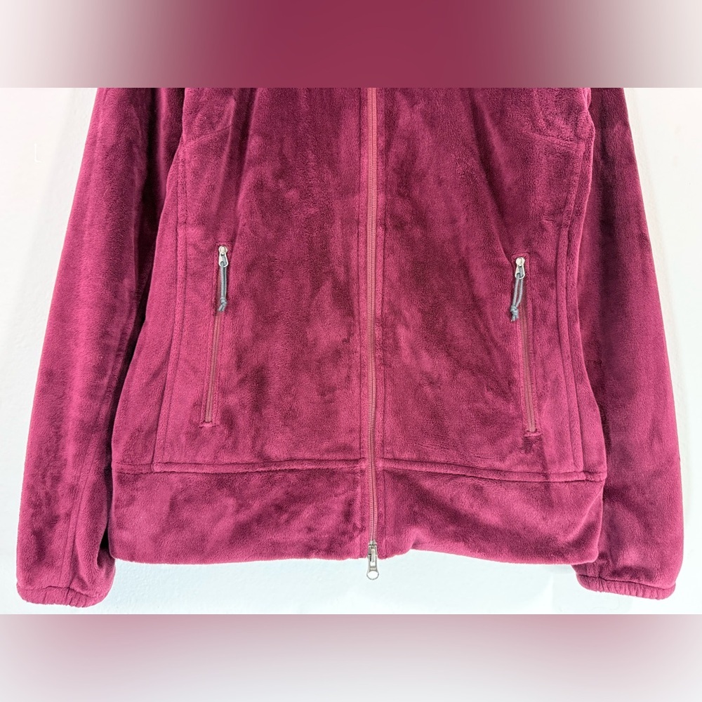 The North Face Women’s Osito Jacket Burgundy Size L Fleece - Picture 5 of 12